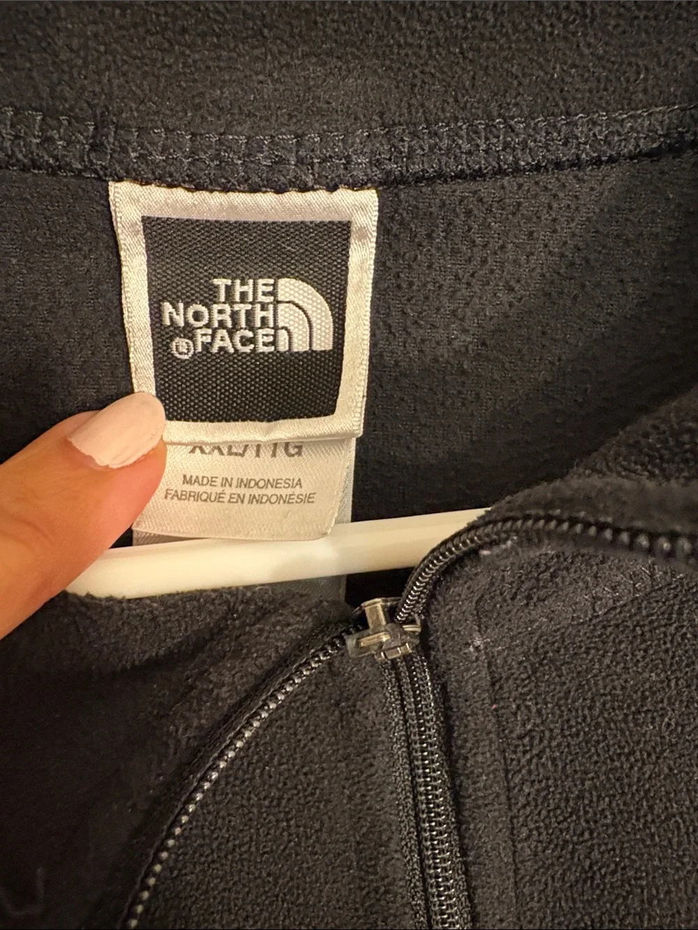 The North Face Black Half-Zip Fleece Top